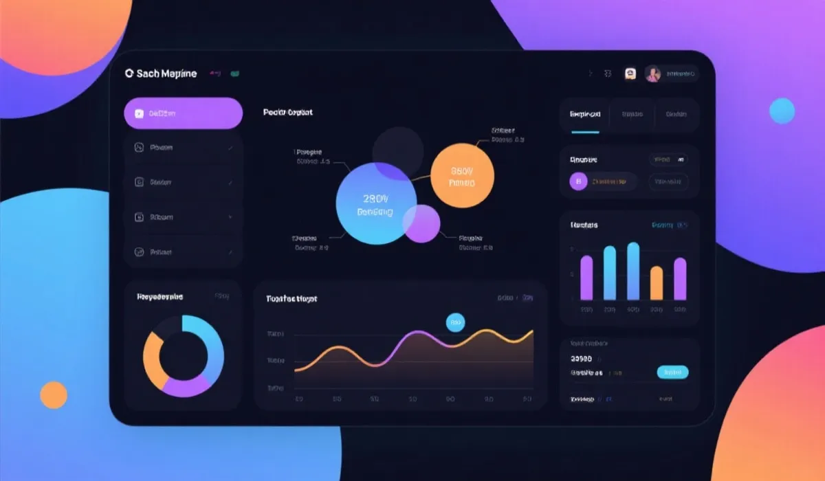 数据看板示意图